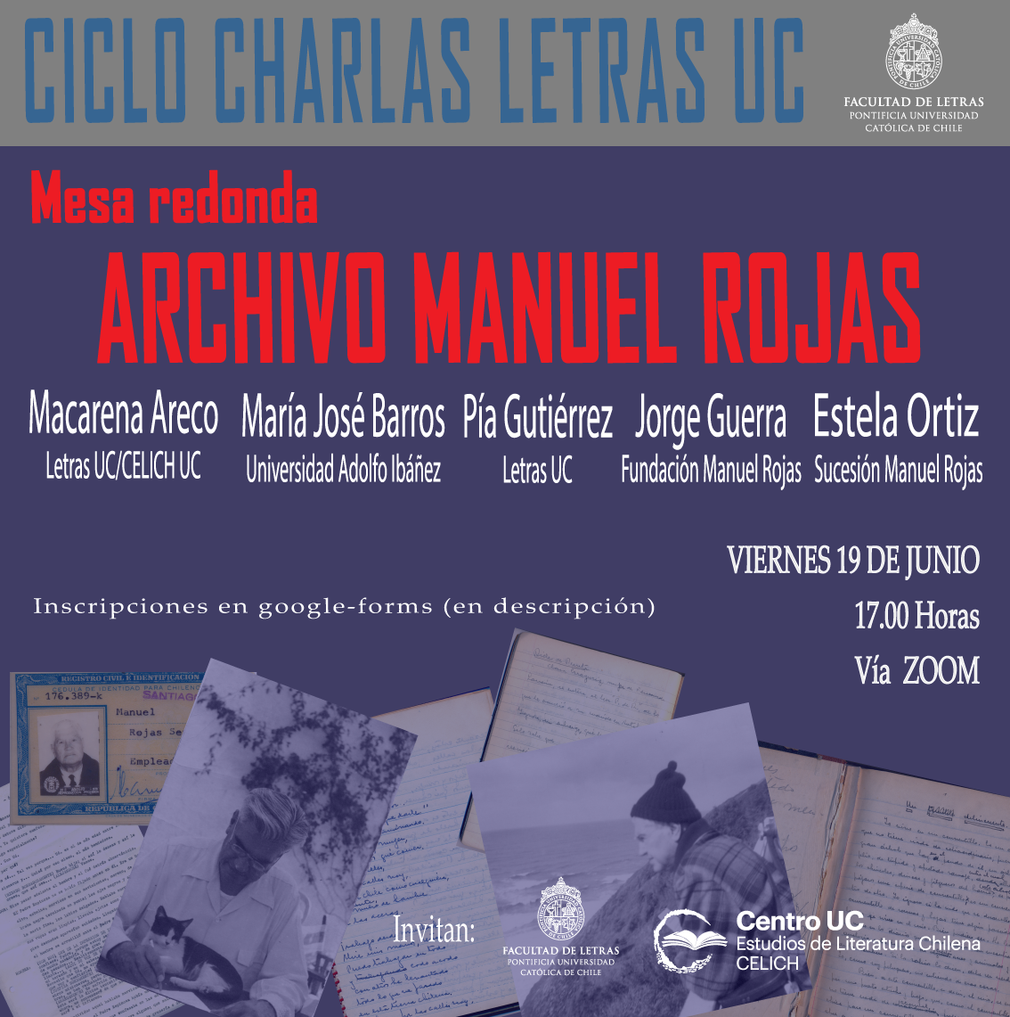 Mesa redonda archivo Manuel Rojas